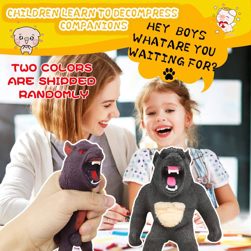 Buy Squeeze Toy Elasticity Fidget Purple Wolf Toys,Squeeze Unzip